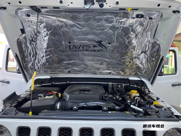 追寻安静廊坊车悦会jeep牧马人汽车隔音改装大白鲨
