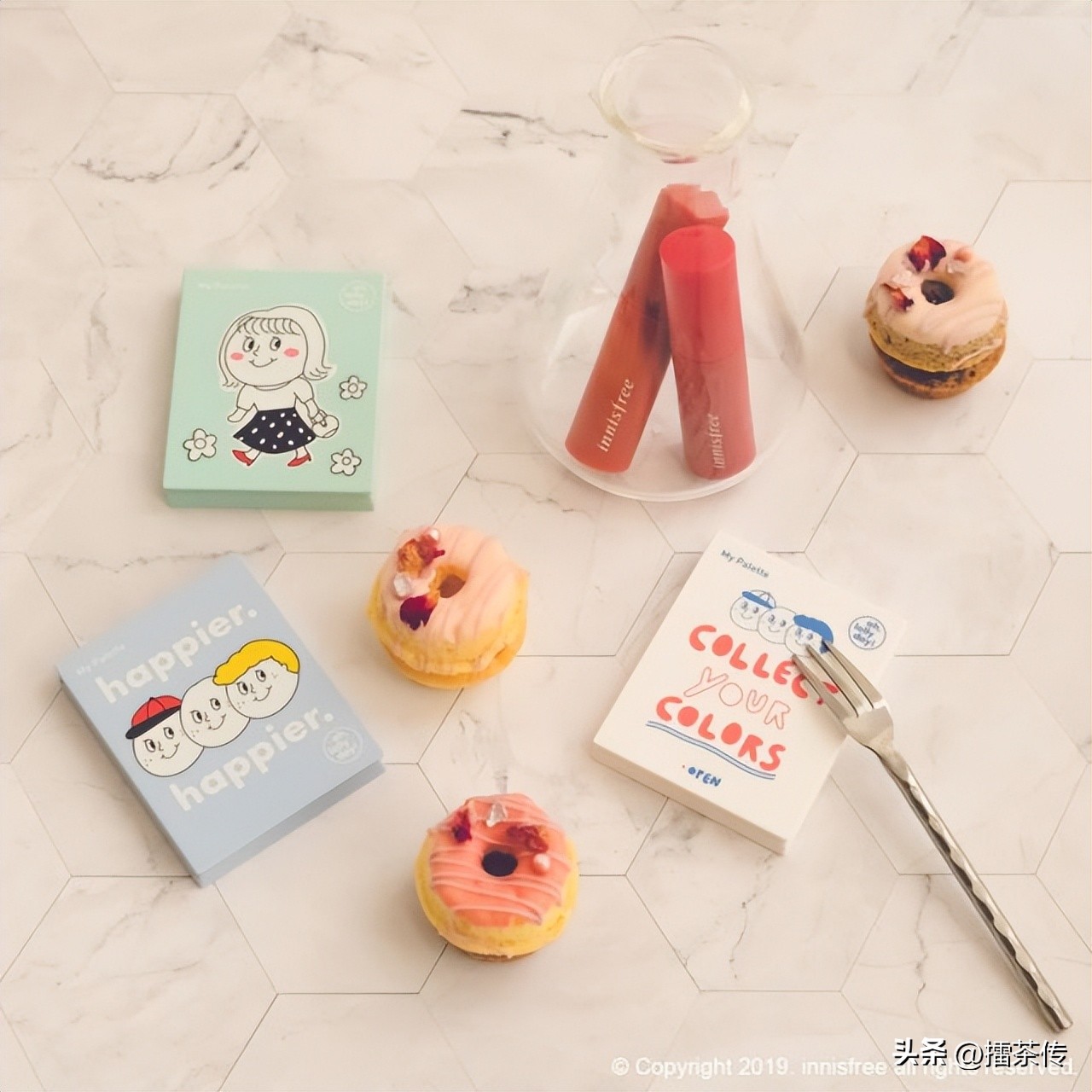 innisfree四色眼影红豆南国,innisfree眼影颜色