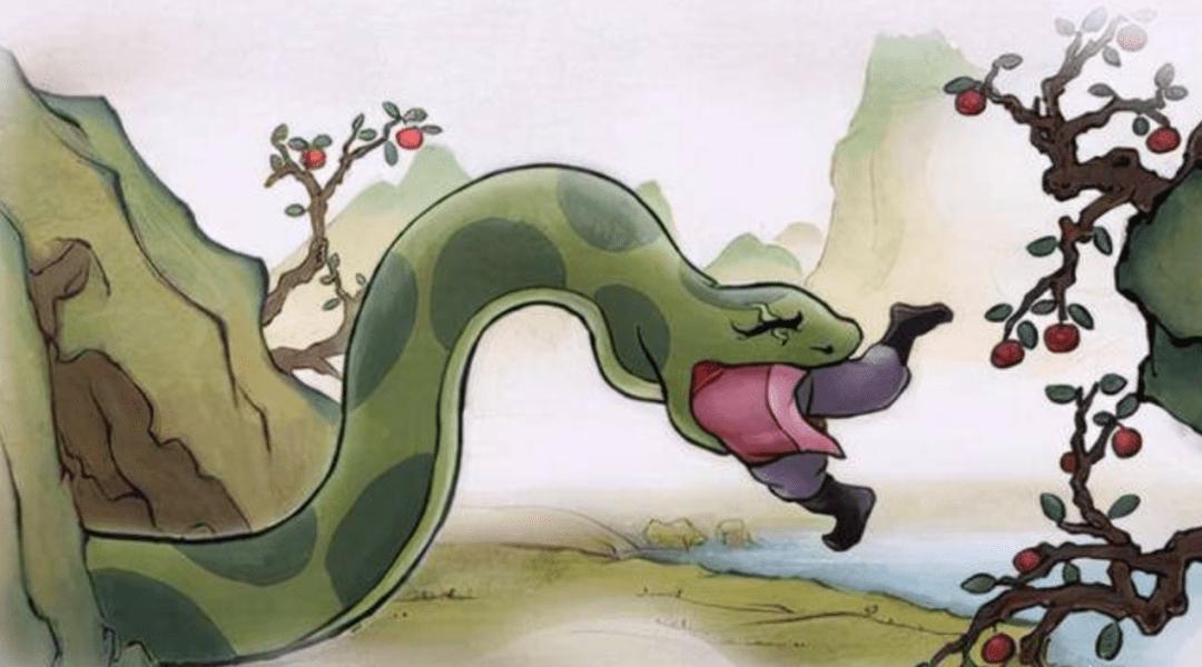 巨蟒吞下的是什么,被巨蟒咬上一口是什么感觉