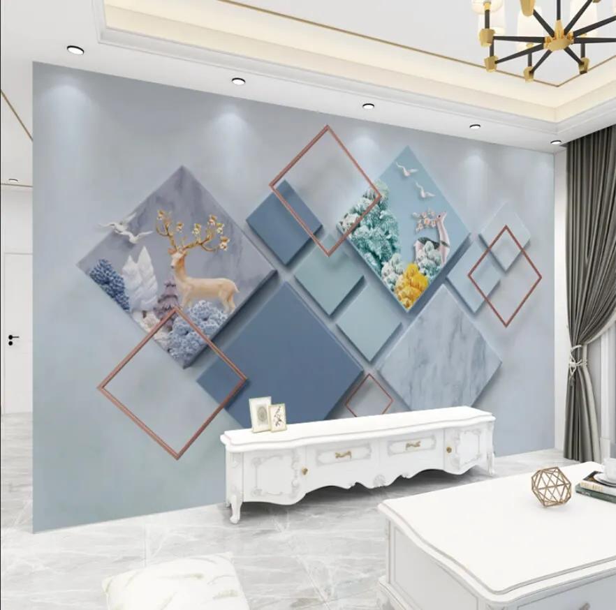 壁画电视墙过时了吗,永不过时的电视背景壁画