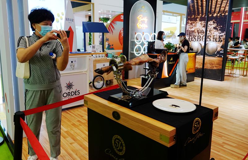 浙江土豪伊比利亚火腿,消博会商品价格