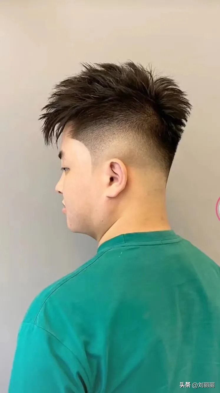 新潮发型三七背头,新潮发型图片大全