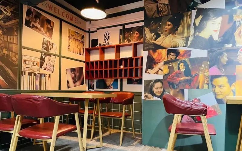 网红打卡拍照背景墙广告,网红打卡酒吧专用墙纸