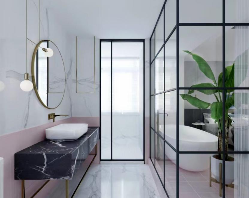 极窄玻璃隔断设计,靠谱的玻璃隔断设计