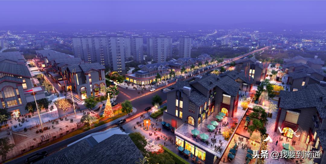 南通正在新建的购物广场,南通发展见证