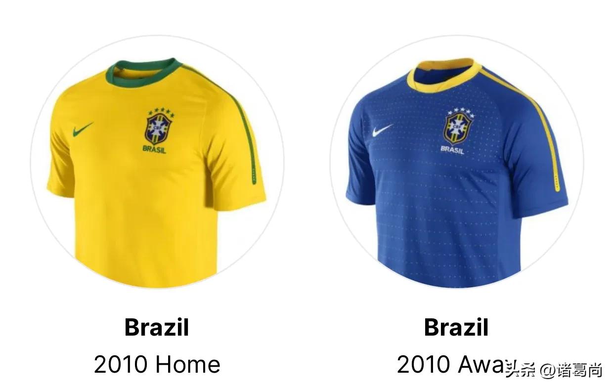 唯一全勤参加22届世界杯，桑巴军团的百年球服变更