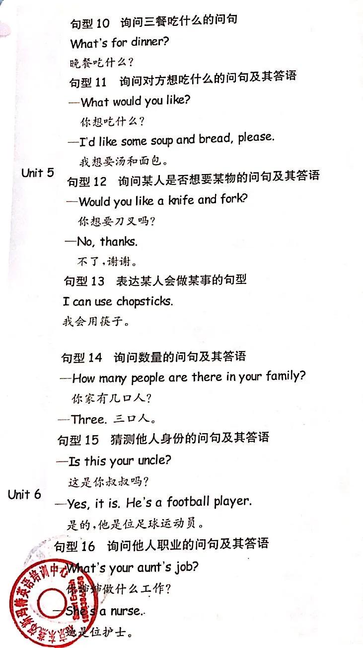 人教版四年级上册6单元及语音知识点总结，期末考试冲刺复习