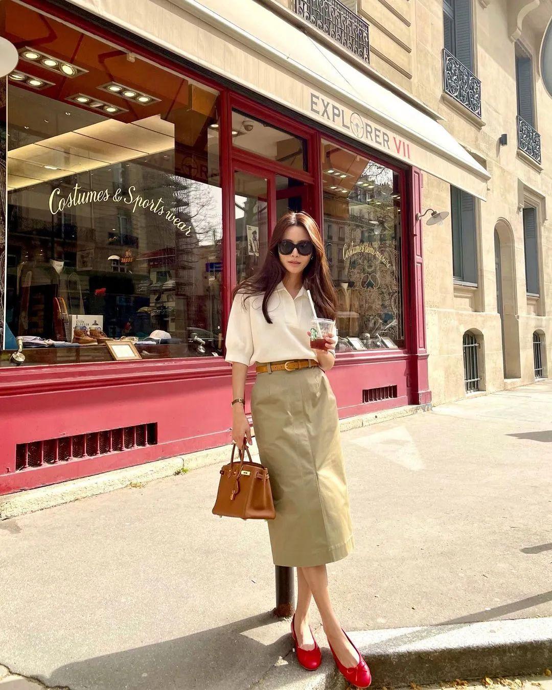 芭蕾鞋不只舒适这么穿更时髦,芭蕾风鞋潮软不累脚