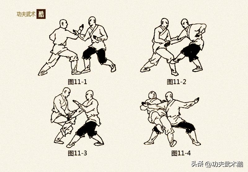 少林十八罗汉拳二十六招教学,少林武术罗汉拳格斗术视频