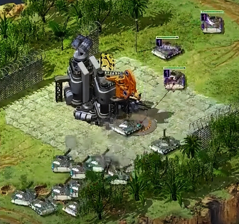 红警怎么快速点99个坦克,红警坦克对战时候的操作