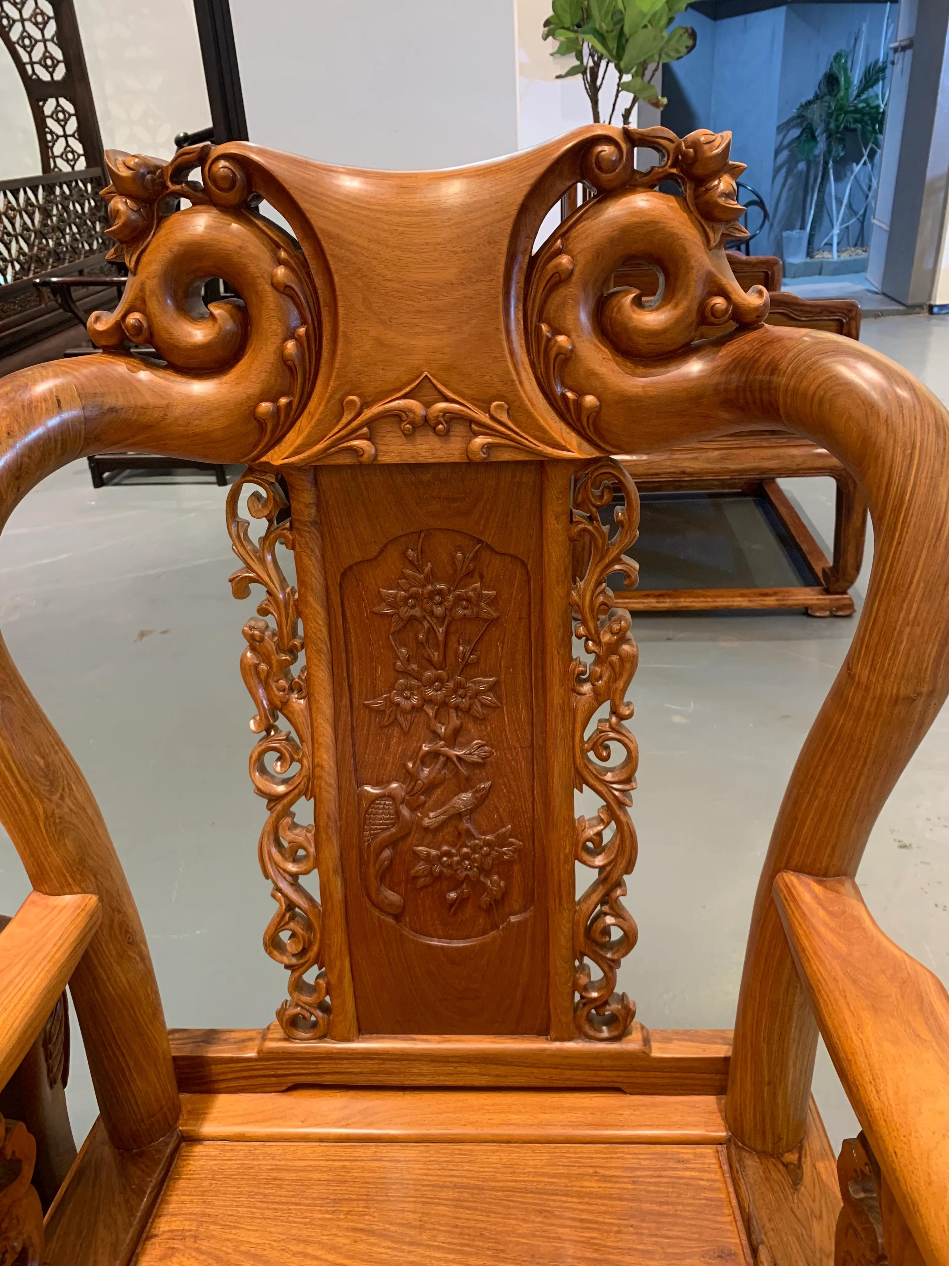 黄花梨沙发最新款图片,黄花梨沙发六件套价格及图片