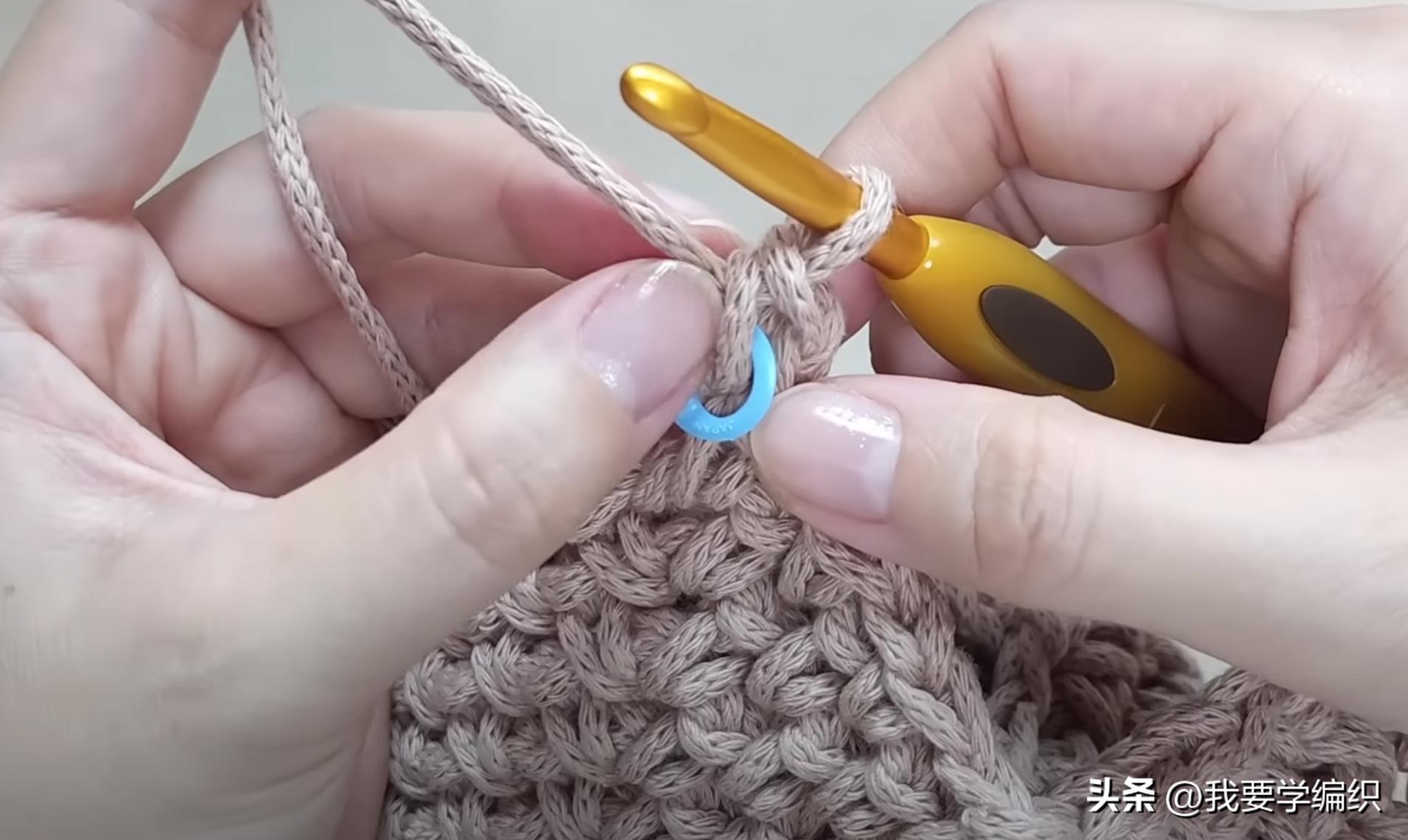 适合小姑娘提的手提包编织教程,小巧型编织包