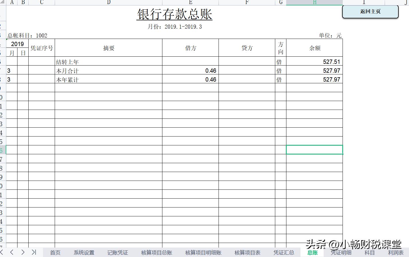 公司用不起财务软件，熬了5个晚上做的表格做账系统，还挺好用