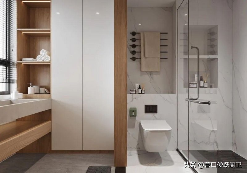 卫生间浴室柜大怎么设计还要省钱,俊跃浴室柜意外惊艳整个家