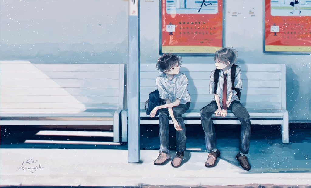 颜色丰富明亮吸引人的治愈系插画,蓝色星空插画