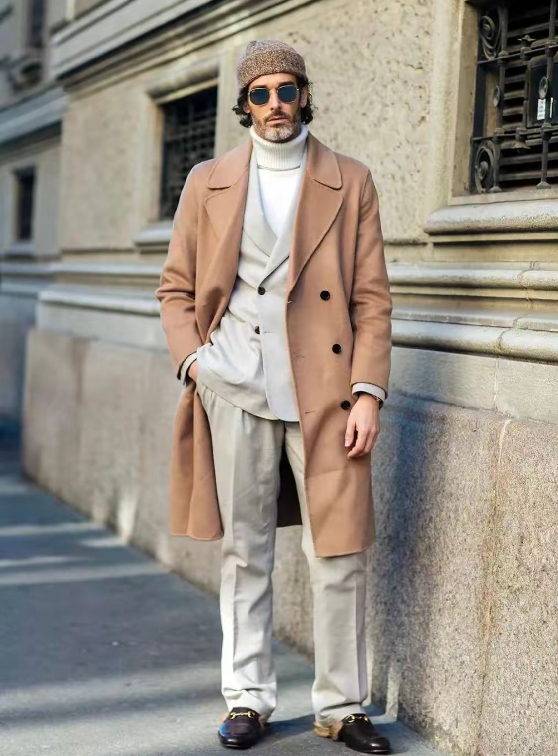 西装大衣穿搭高级感男人,穿休闲西装很有气质的男人