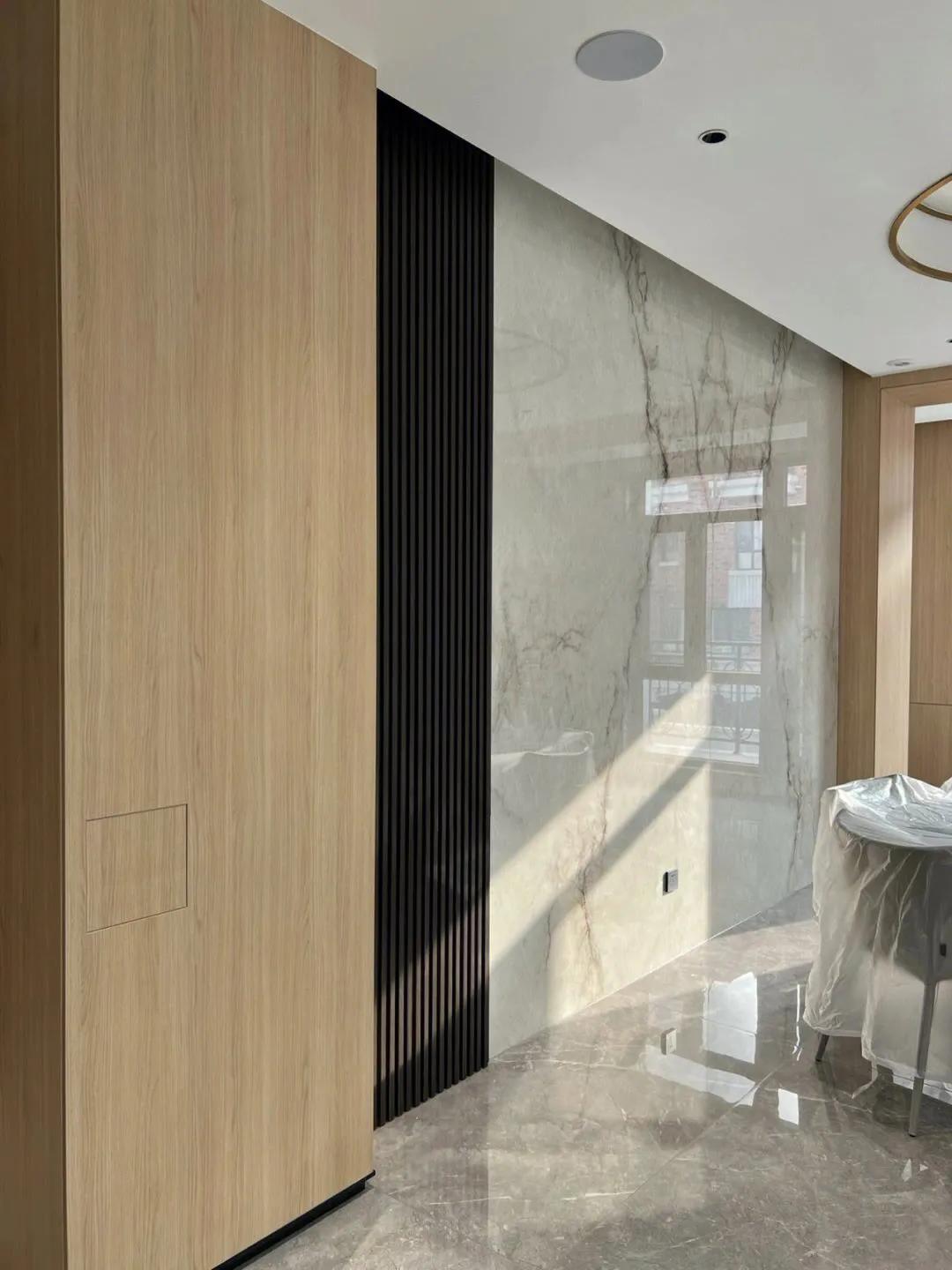 30平米木饰面门店装修效果图,2021木饰面板装修效果图