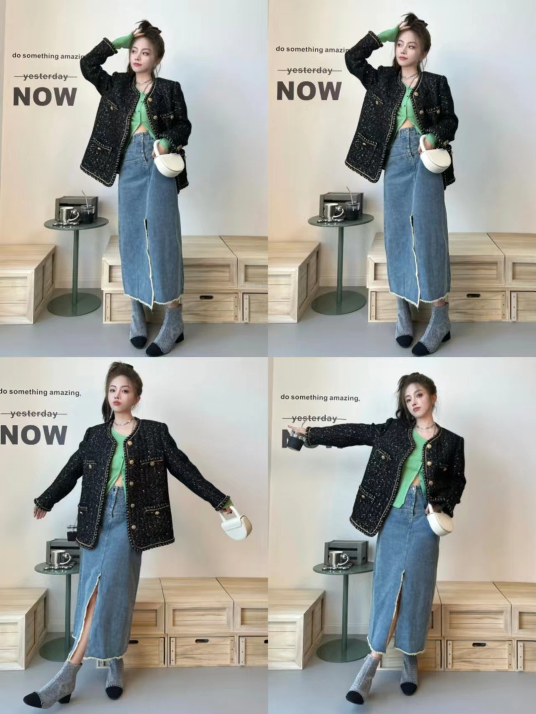 30-40岁洋气外套小香风套装,小香风外套年轻气质搭配