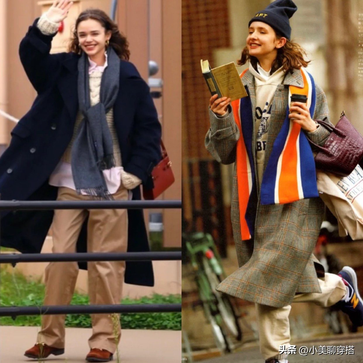 冬季复古法式穿搭女高级感,冬天法式风搭配穿在身上出街