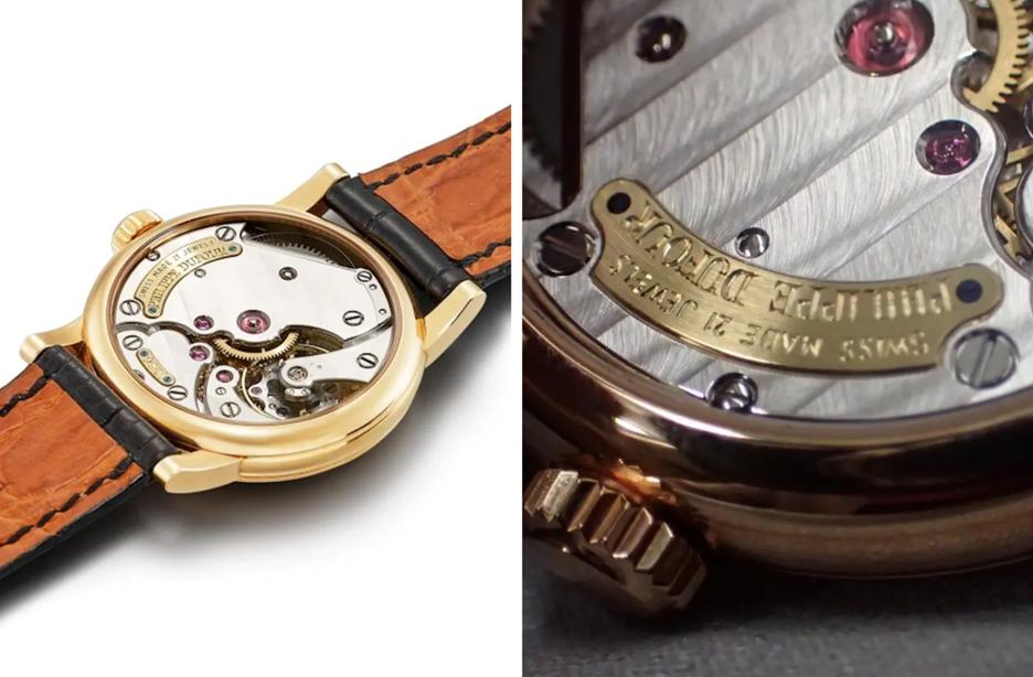 百达翡丽和菲利普杜佛哪个好,百达翡丽玫瑰金孔雀腕表图片