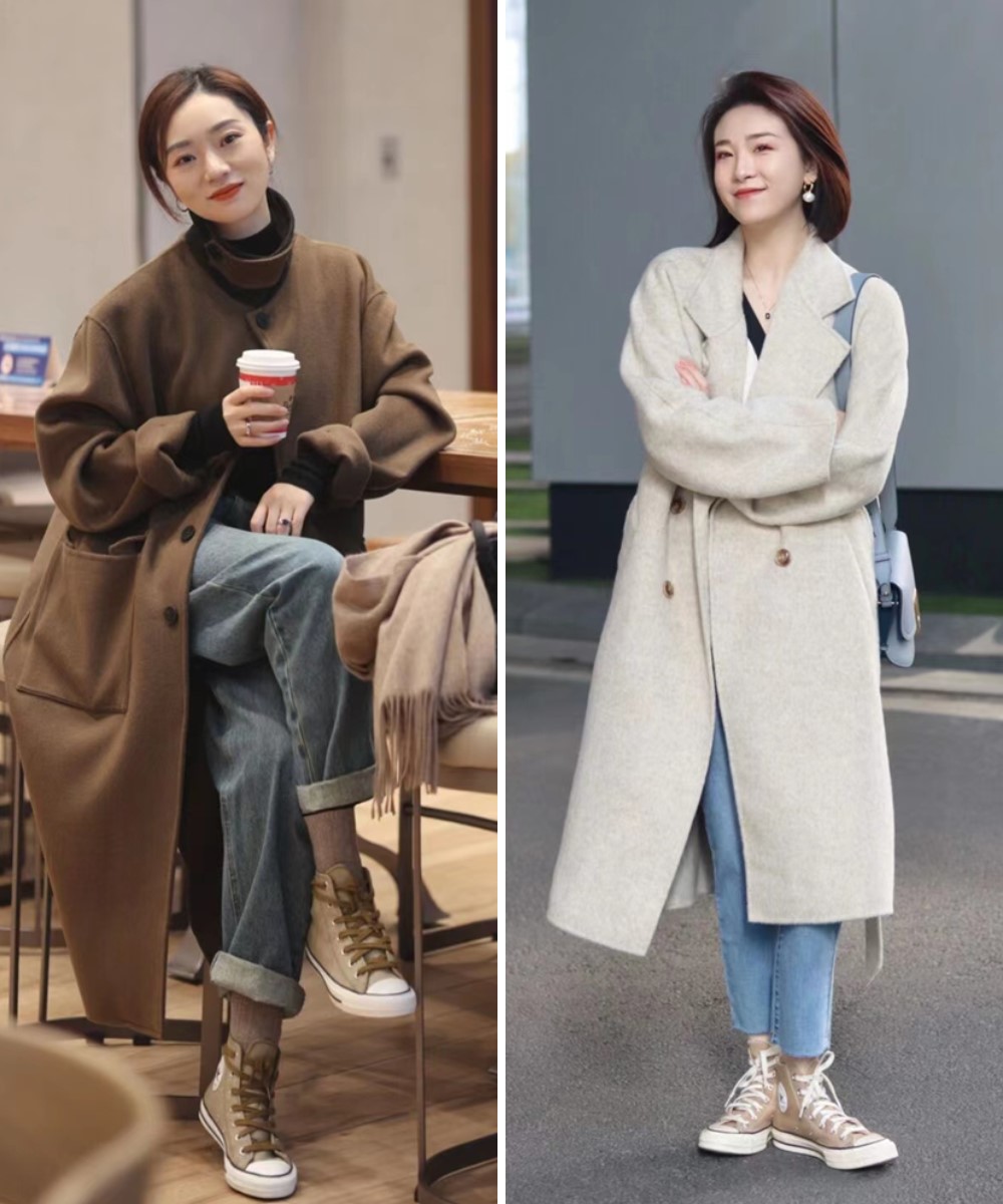 两款匡威各穿一只搭配好看吗,匡威鞋搭配什么裤子秋冬