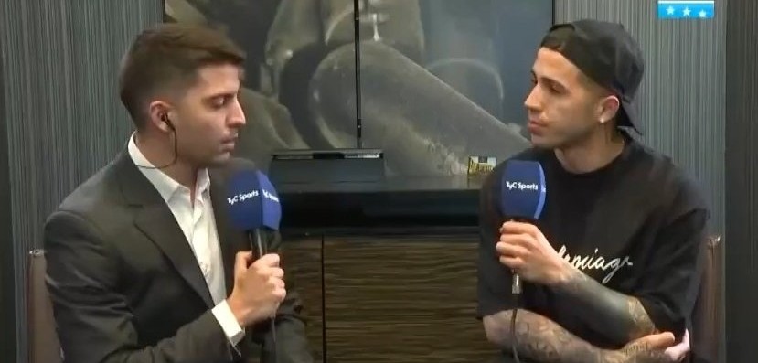 梅西和恩佐庆祝视频,恩佐谈梅西起鸡皮疙瘩