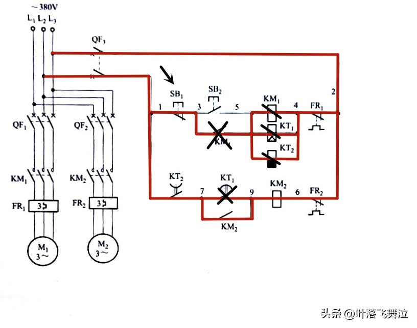 时间继电器顺序控制正反转,时间继电器控制顺序启动电路
