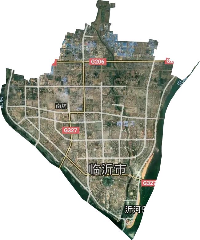 兰山区街道划分示意图,兰山区区划调整