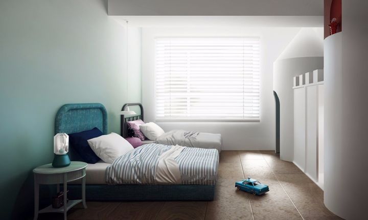 150平的家,给孩子塞下一个运动场