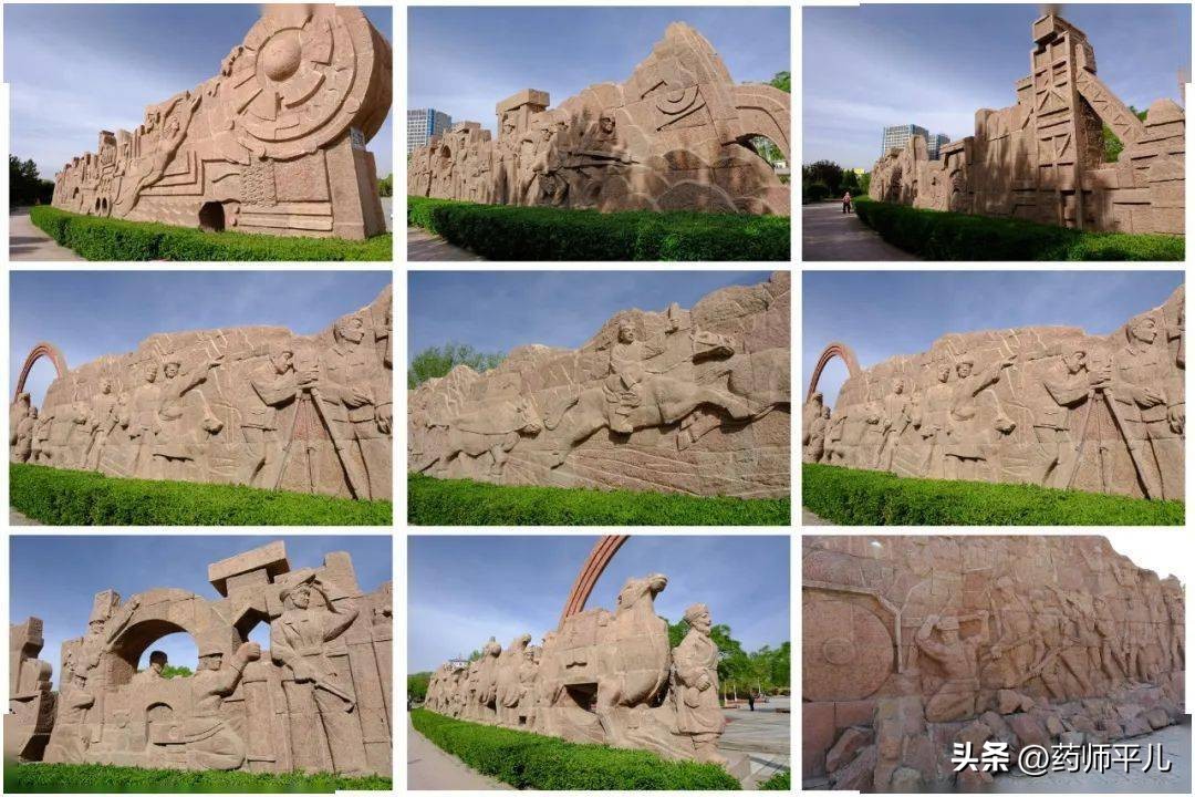 最美嘉峪关城市雕塑都在这里,嘉峪关景区拍照互动性雕塑
