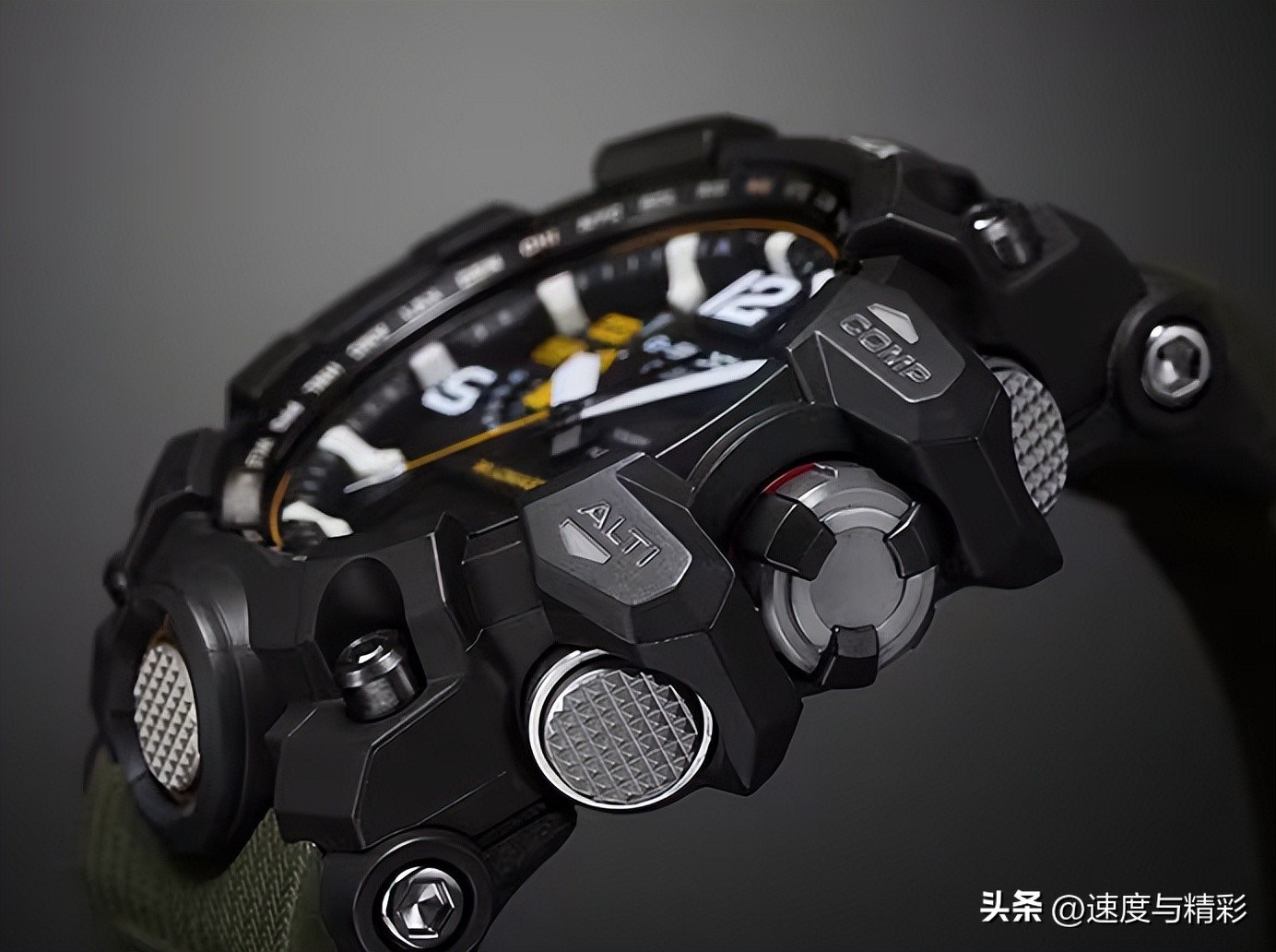 十大优秀户外运动手表推荐（五）卡西欧G-SHOCK泥王【GWG-1000】