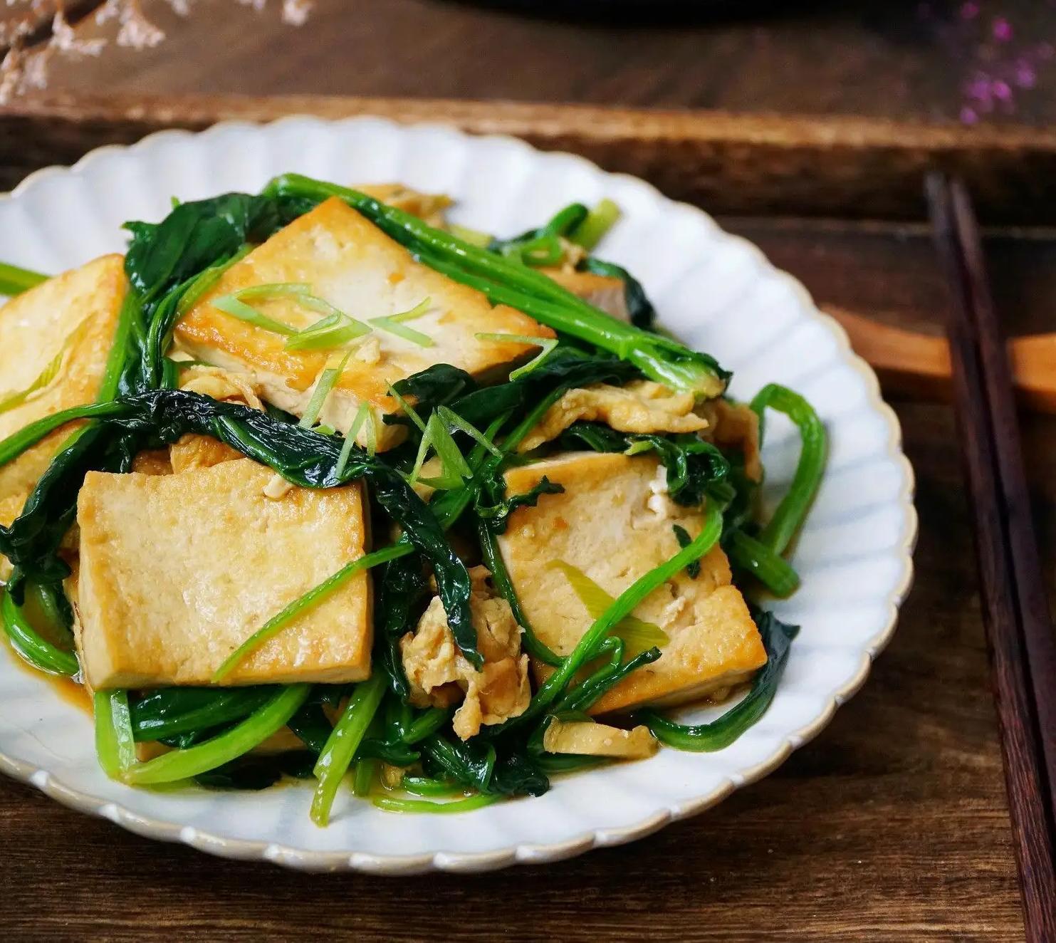 豆腐怎么炒好吃又简单的做法图解,豆腐这样做太香了不炒不炖不油炸