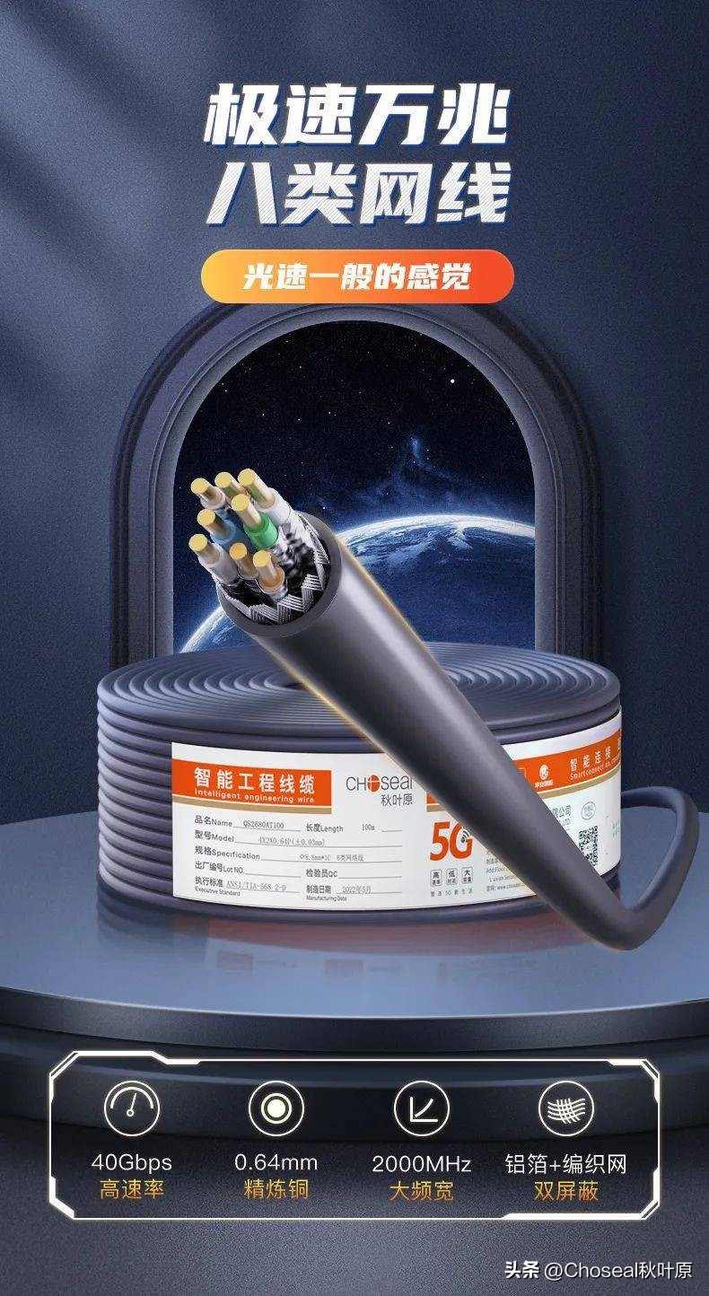 网线外面包了很多铜丝是什么,网线外被颜色不同有什么区别