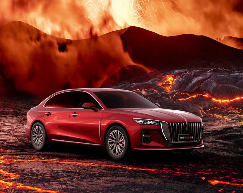 全新红旗h5实车现身,红旗h5新款是官车吗