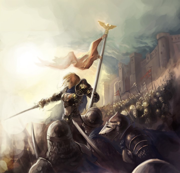 法国民族英雄圣女贞德,法国女英雄贞德