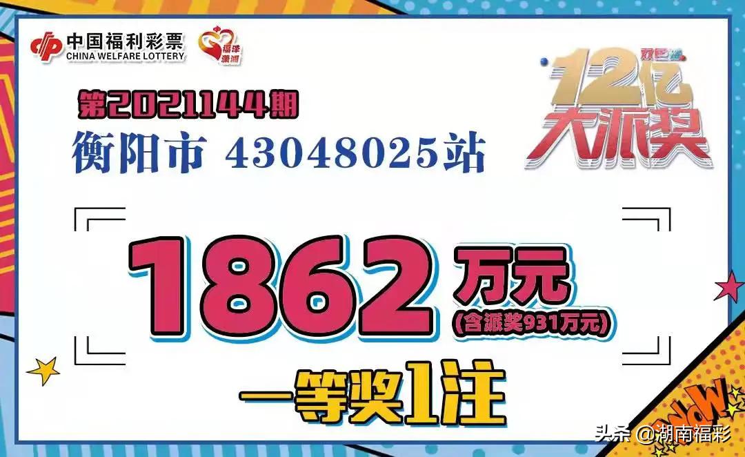 双色球12亿大派奖中奖实票,湖南双色球中奖一亿