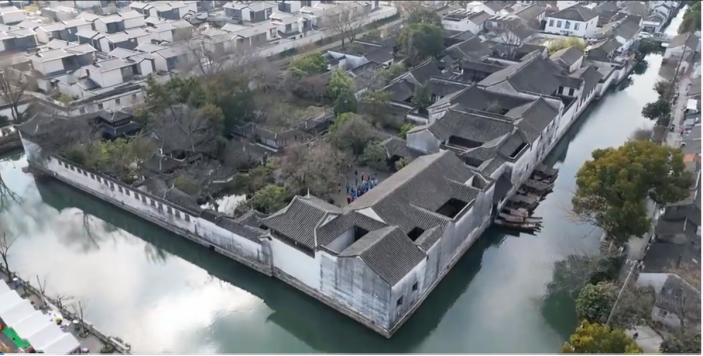 苏州中国大运河遗产点标识,山塘街中国运河遗产点