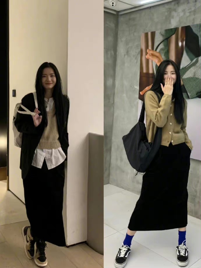 新款韩系穿搭让你一个礼拜不重样,韩系宽松冬季穿搭