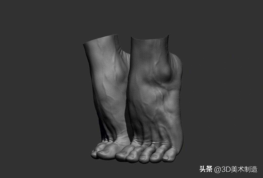 ZBrush简单模型雕刻,zbrush建模画人体头骨