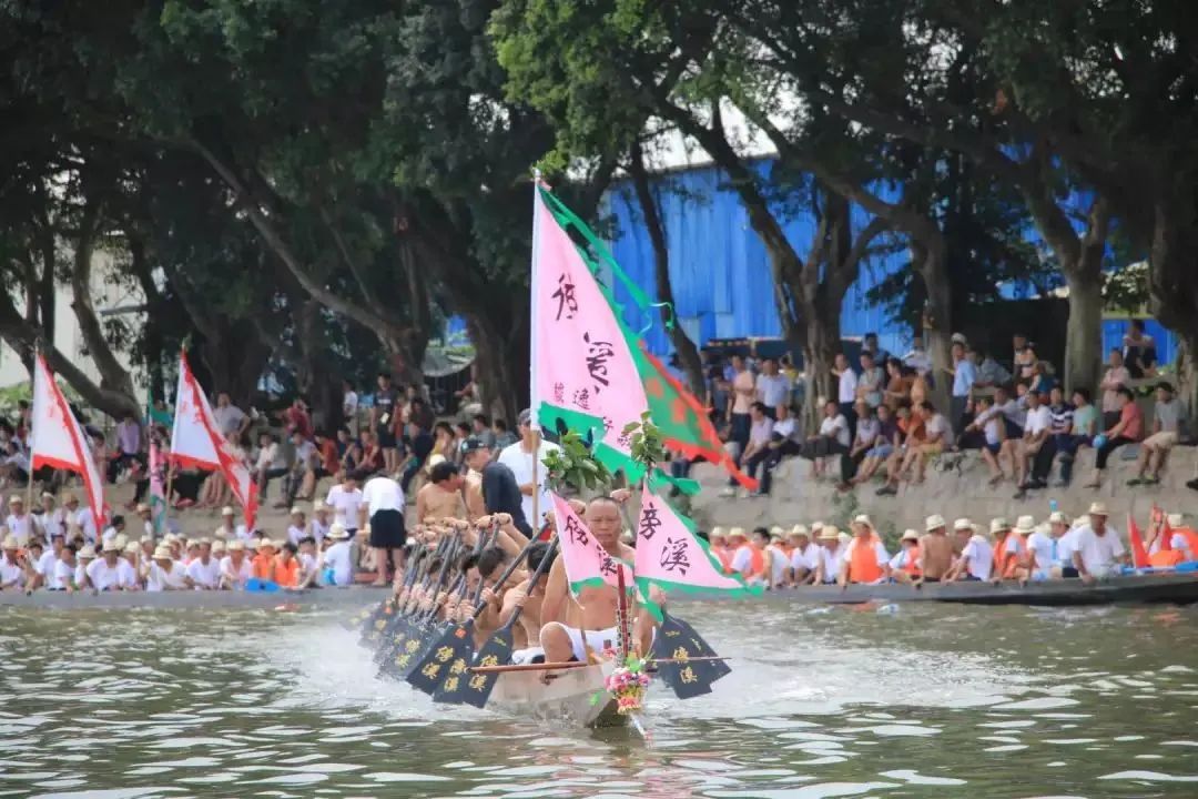 番禺各村龙船景点介绍图片,番禺十乡龙船会