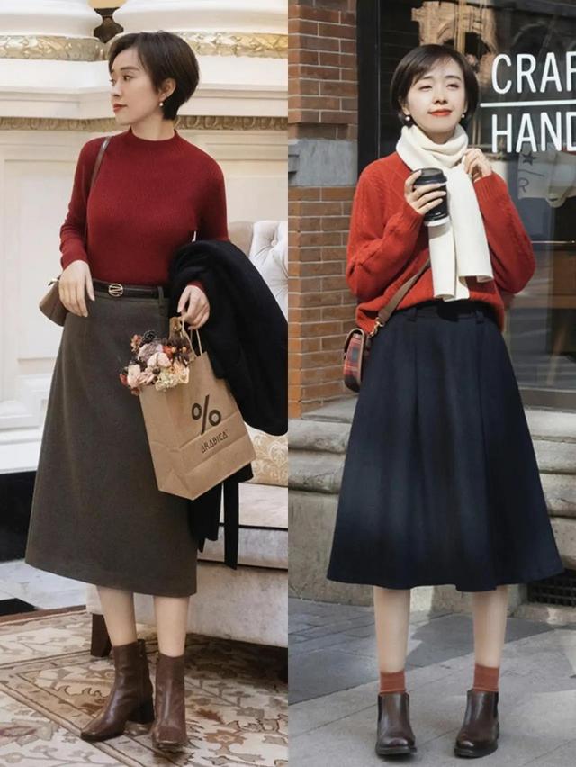 冬天穿“半身裙”，该如何搭配？这些穿搭技巧，教你穿出高级感