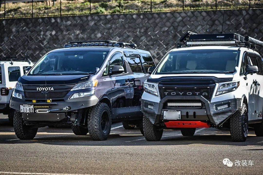 新款丰田威尔法改装,奶爸车改造老霸道