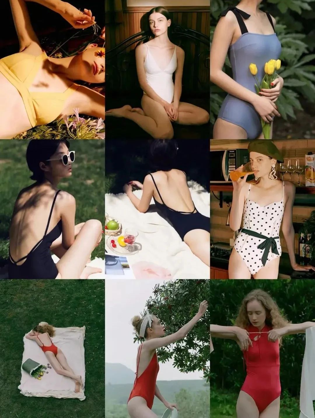 保守又好看的低价泳衣,小众ins泳衣中长款运动