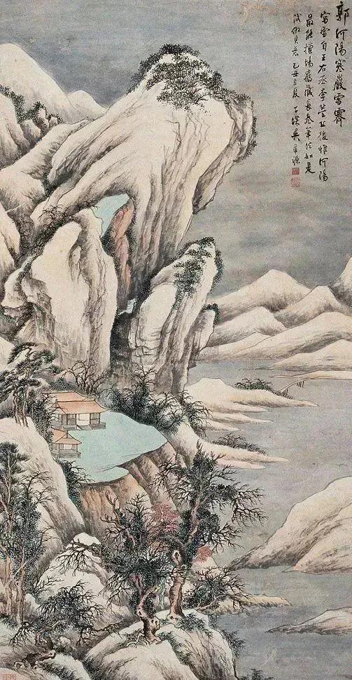 国画山水画中的四季的景色,35幅绝美山水图这才是国画的灵魂