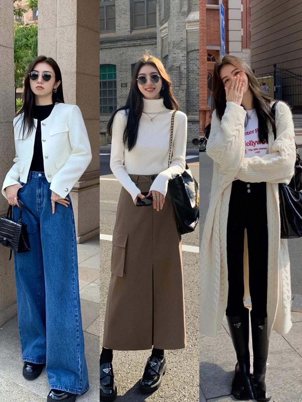秋冬韩系风穿搭示范,秋冬韩系时髦穿搭图片