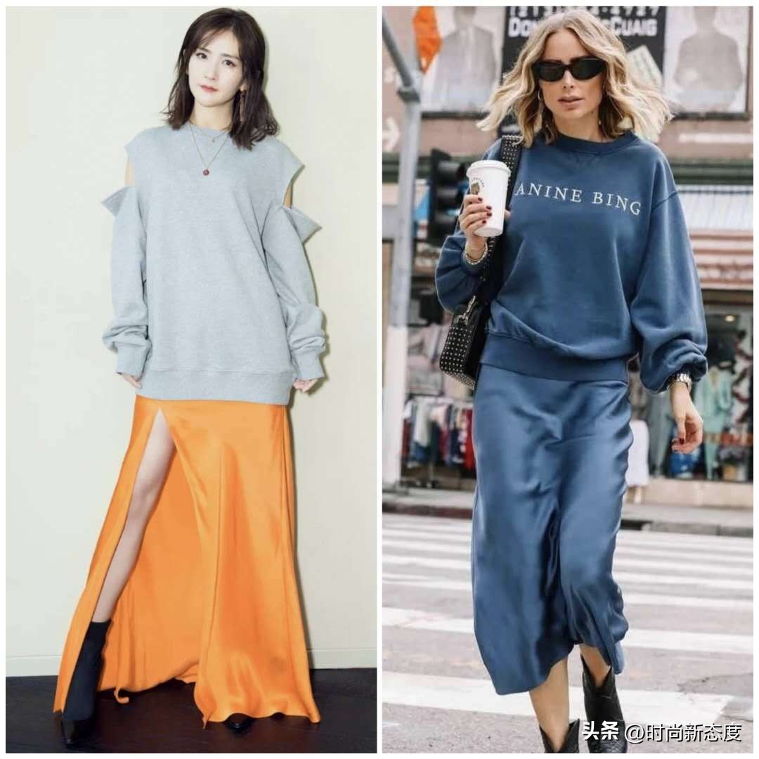 明星穿卫衣都是怎么搭配的,女明星穿的卫衣怎么搭配