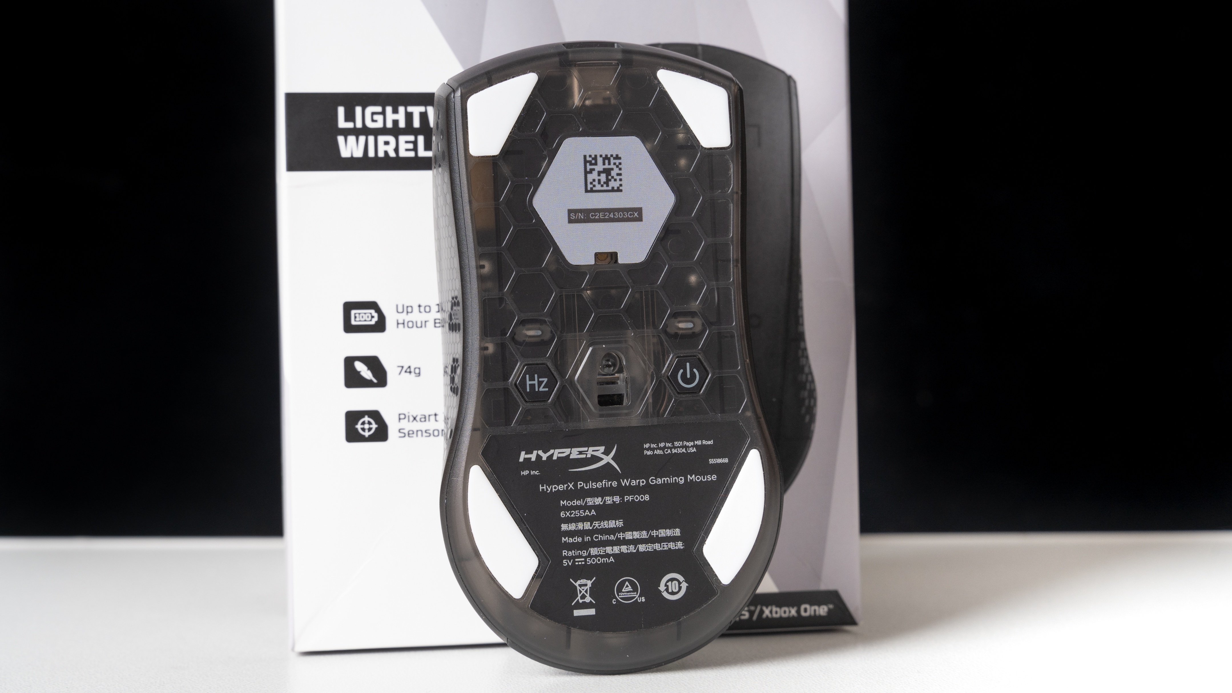 极度未知炽火无线游戏鼠标体验,100小时续航+黑透+轻量化设计