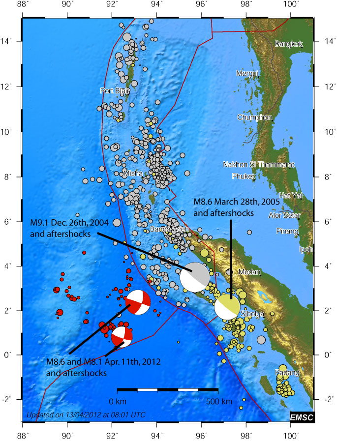 最新海啸地震记录,世界各国地震及海啸发生时间