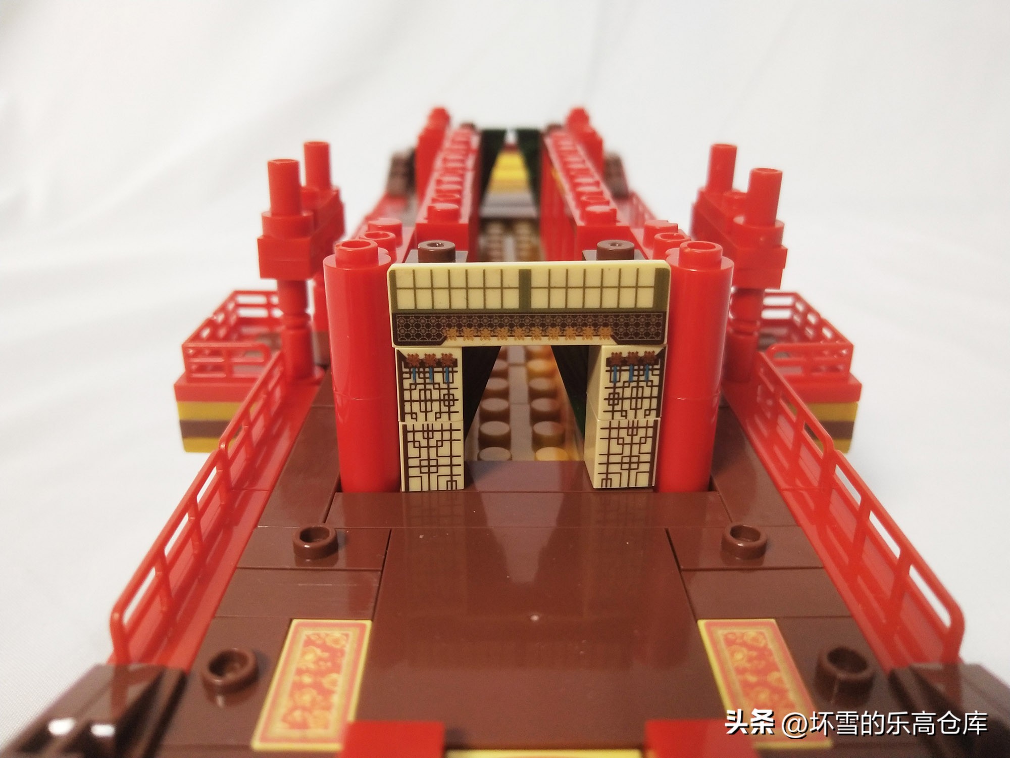 拼搭森宝积木,森宝积木故宫角楼拼搭过程