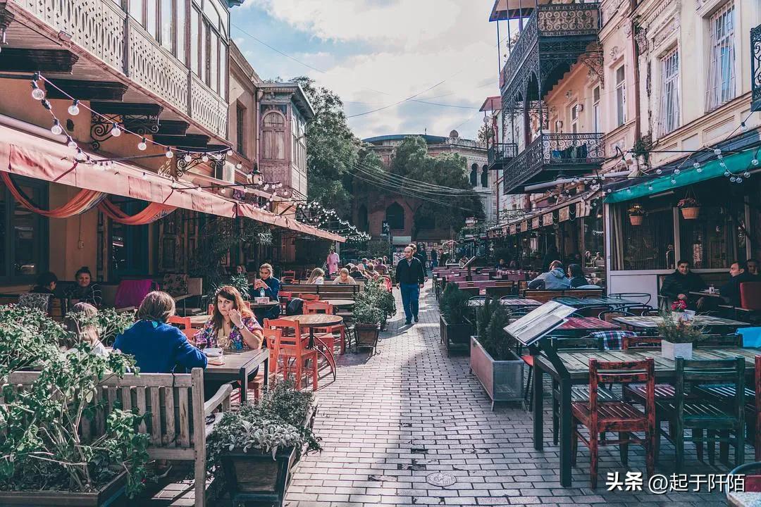 高加索古城全景,世界第比利斯古城